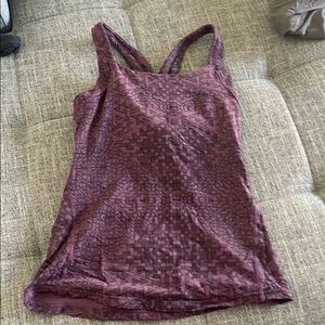 Lucy Purple Tank with Shelf Bra
